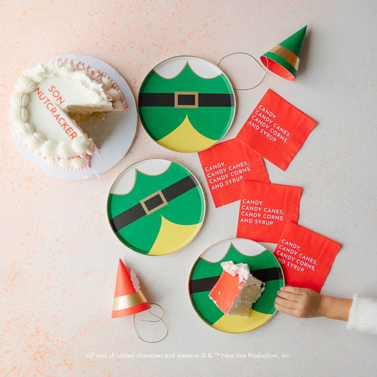 Elf Small Paper Plates