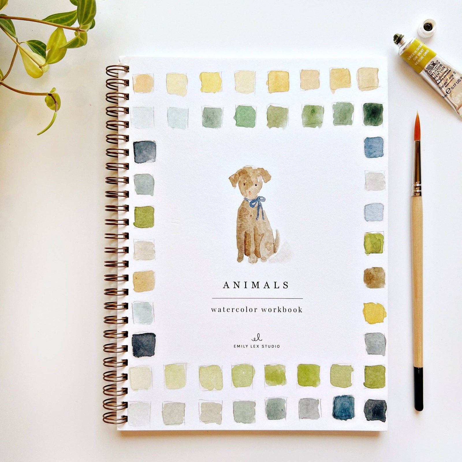Animals Watercolor Workbook - The Preppy Bunny