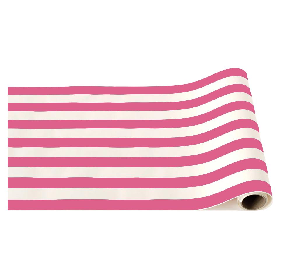 HAUTE PINK SIGNATURE CABANA STRIPE TABLE RUNNER - The Preppy Bunny