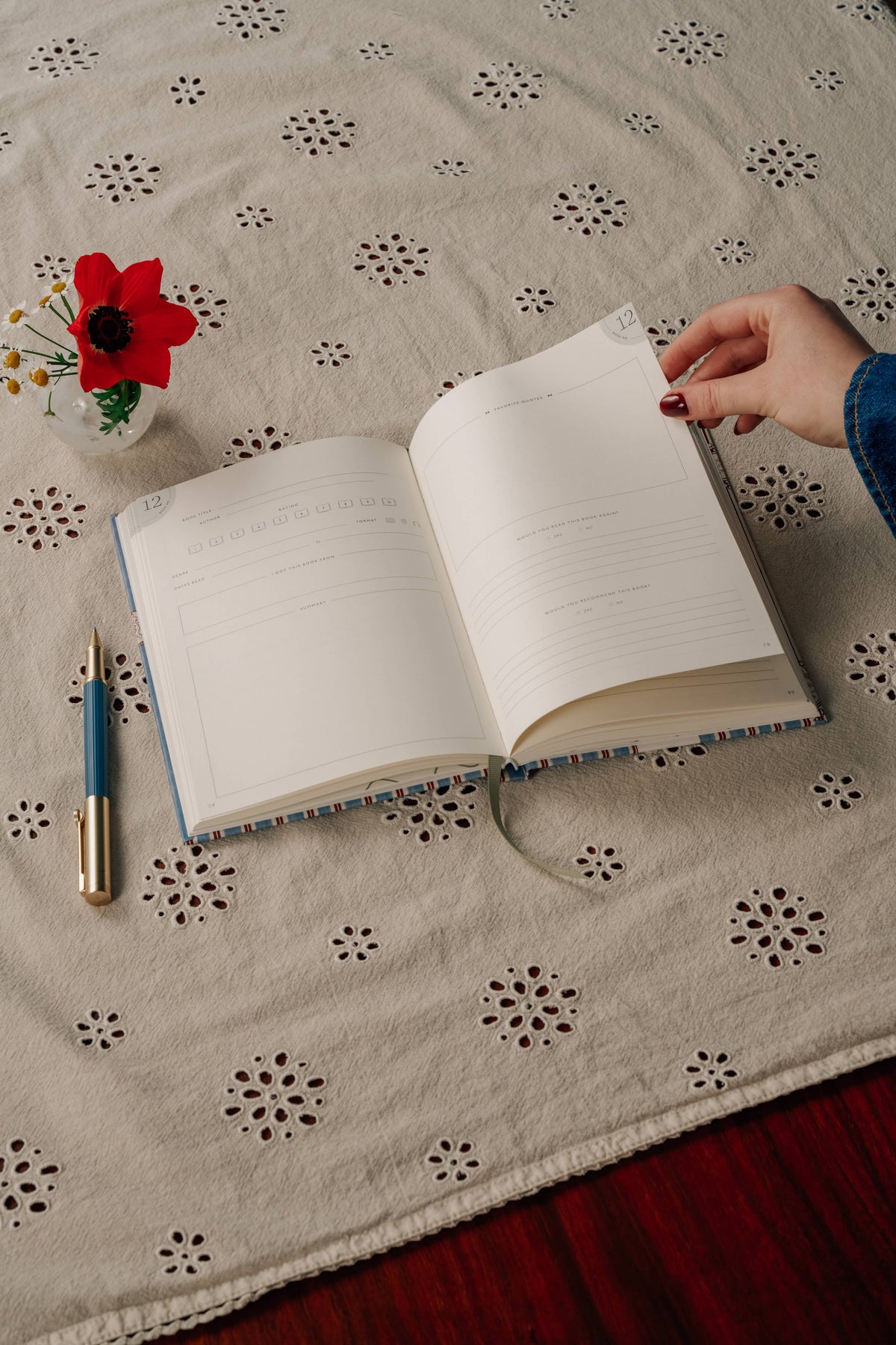 Guided Reading Journal, A5 Hardcover - Bibliothèque