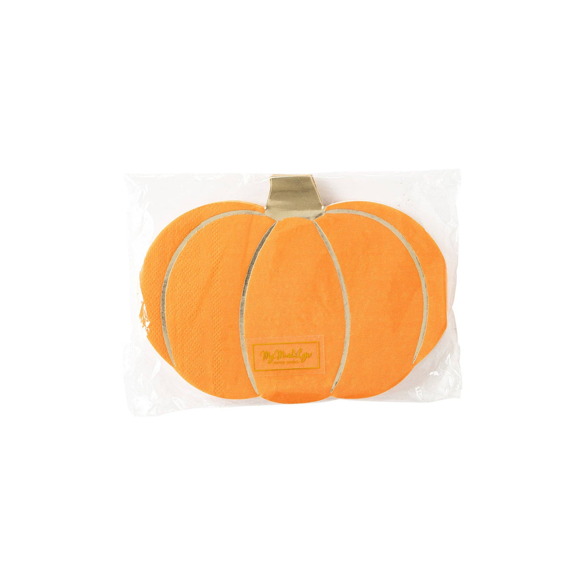 Pumpkin Shaped Paper Napkin Set