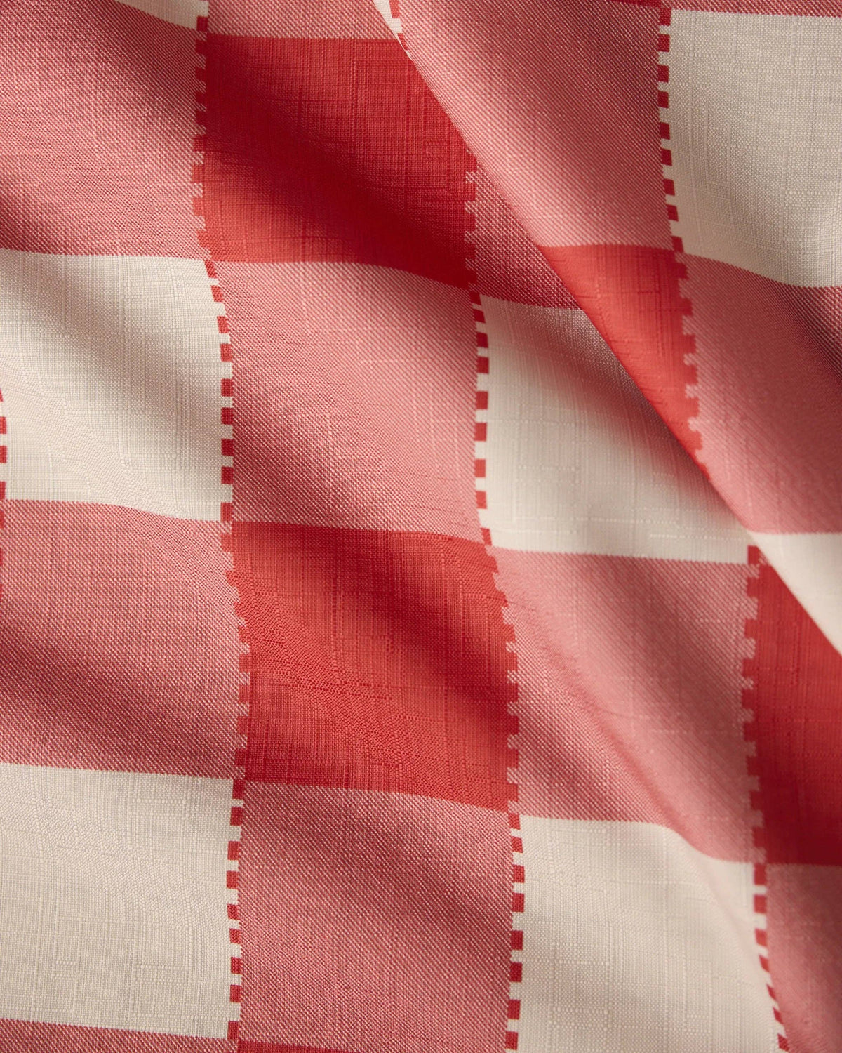 Ripe Tomato Gingham Tablecloth by Geometry