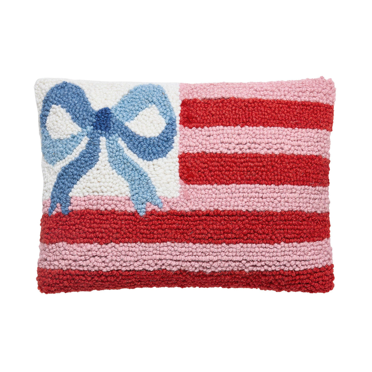 Bow Flag Hook Pillow - The Preppy Bunny