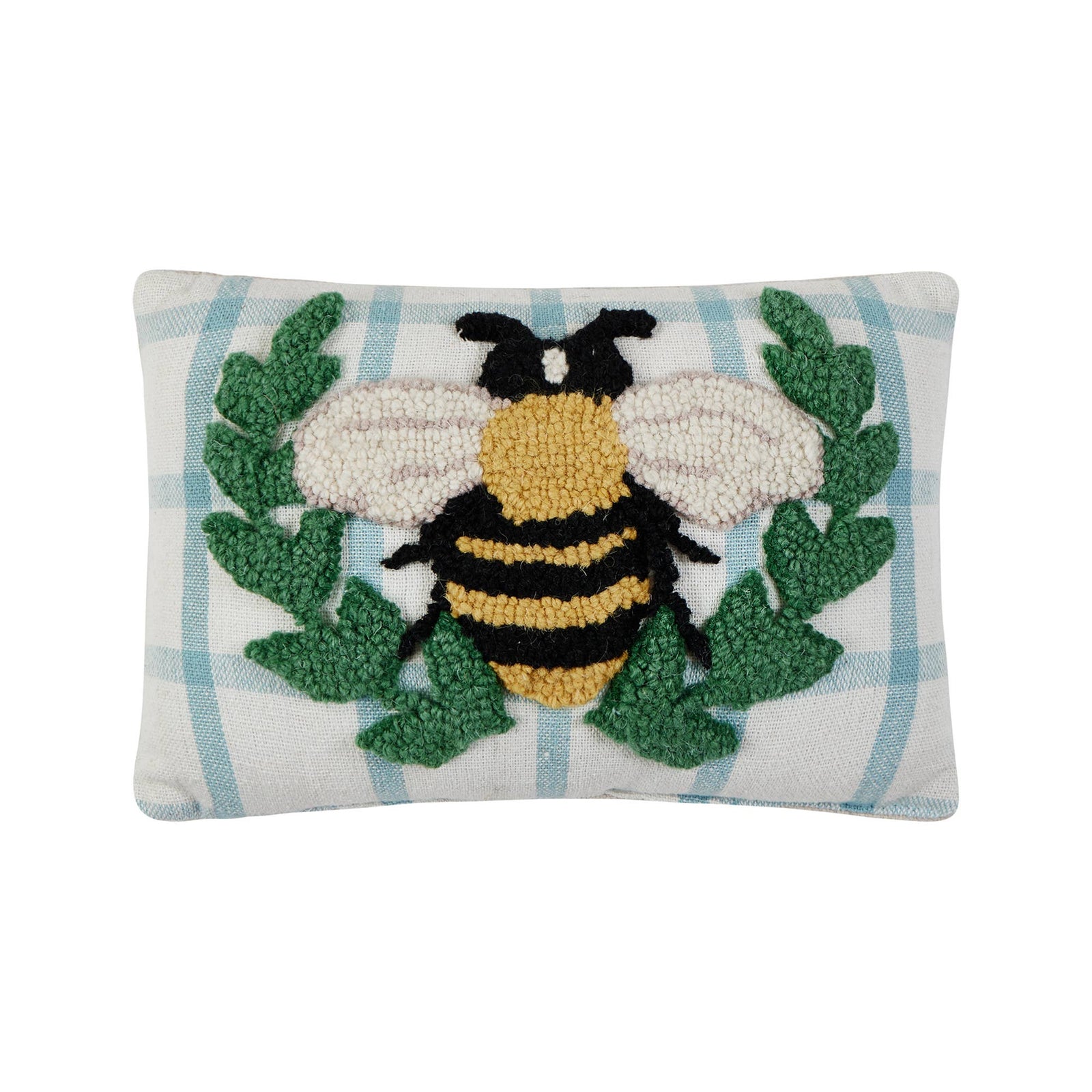 Bee Wreath Hook Pillow - The Preppy Bunny