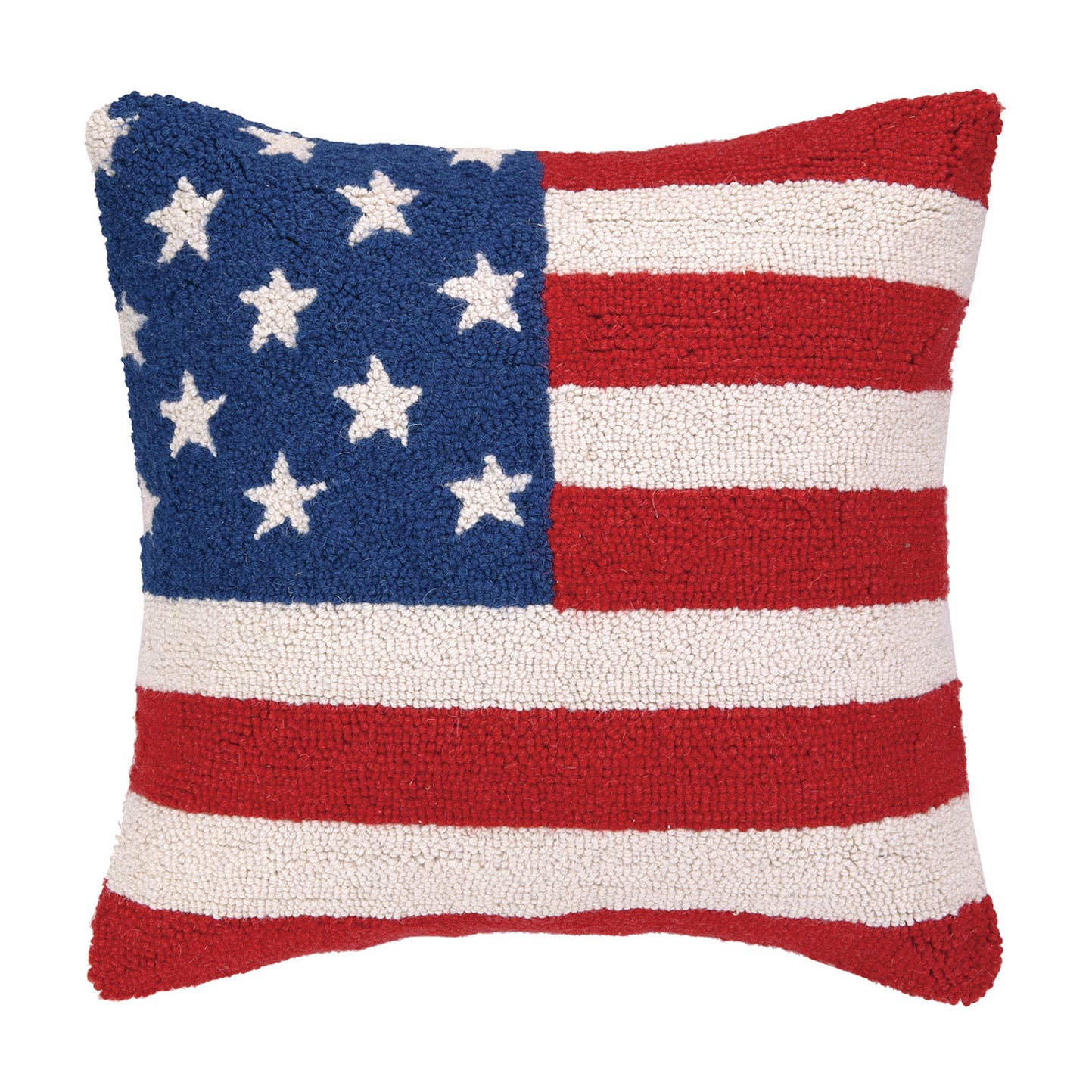 USA American Flag Red White and Blue Hook Pillow - The Preppy Bunny