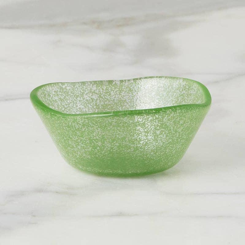 Glass Dipping Bowl in Green - The Preppy Bunny