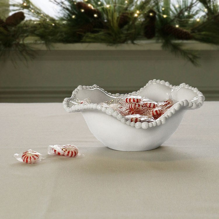 VIDA Alegria Small Sauce Bowl in White - The Preppy Bunny