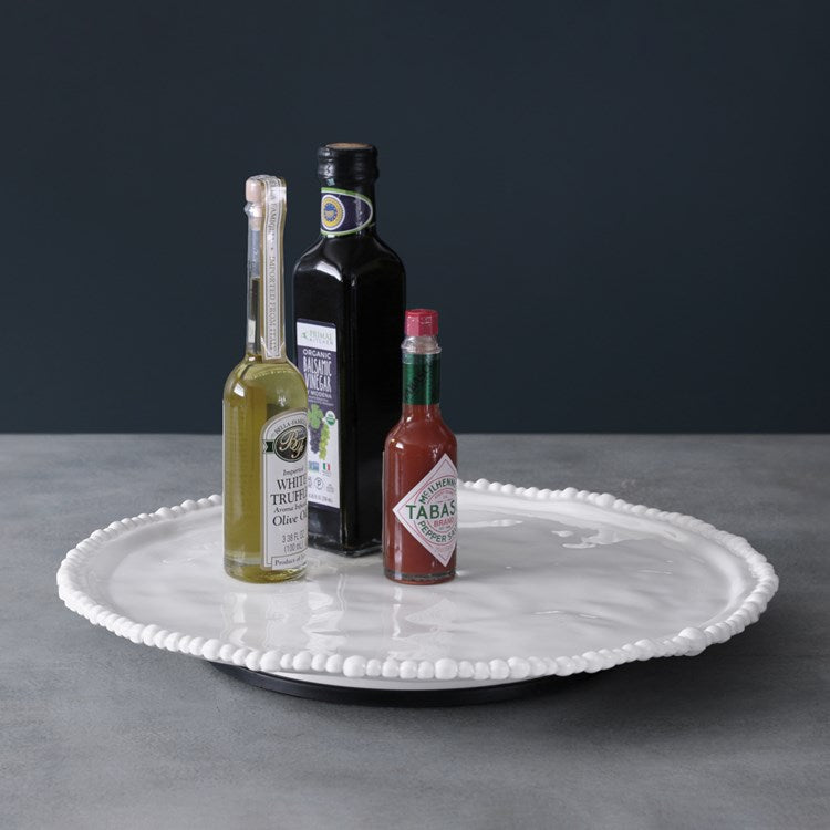 VIDA Alegria 14&quot; Lazy Susan in White - The Preppy Bunny