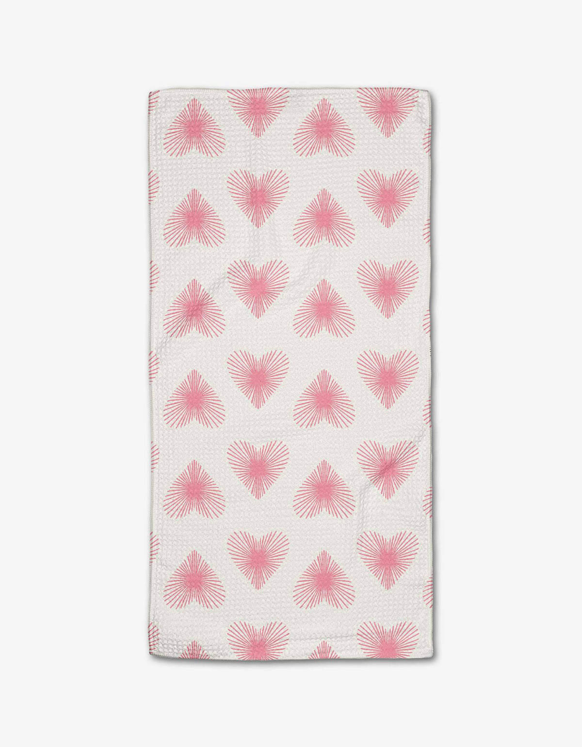 Life Line Hearts Geometry Bar Towel - The Preppy Bunny