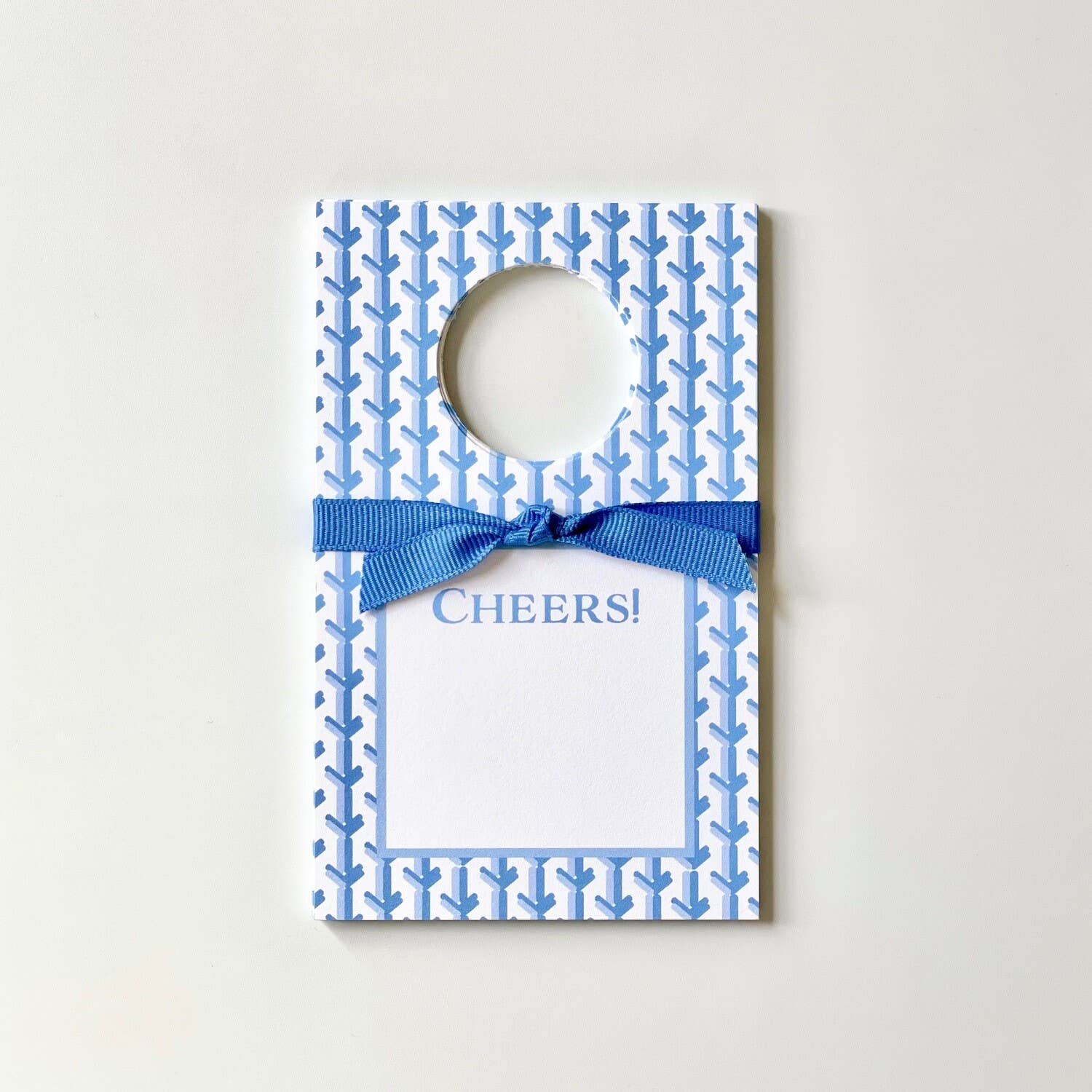 Blue - Wine Tag Set - The Preppy Bunny