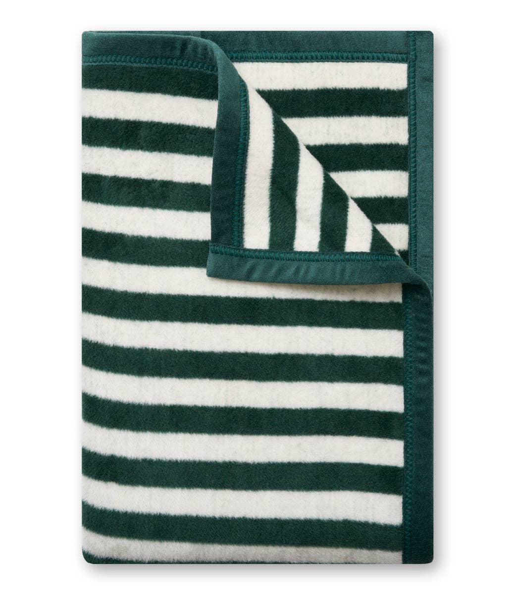 Sideline Stripe Evergreen Midi Blanket by ChappyWrap