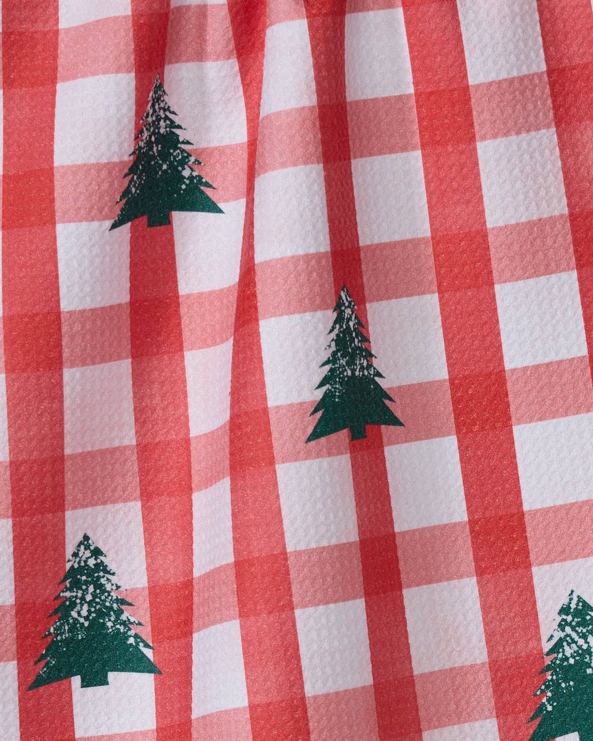Christmas Pines Tea Towel by Geometry