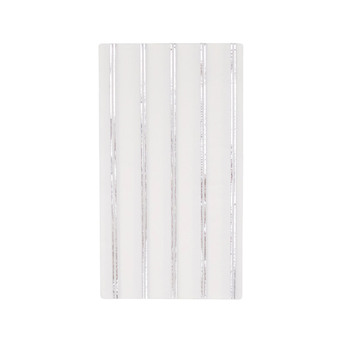 SILVER SIGNATURE STRIPE GUEST TOWELS