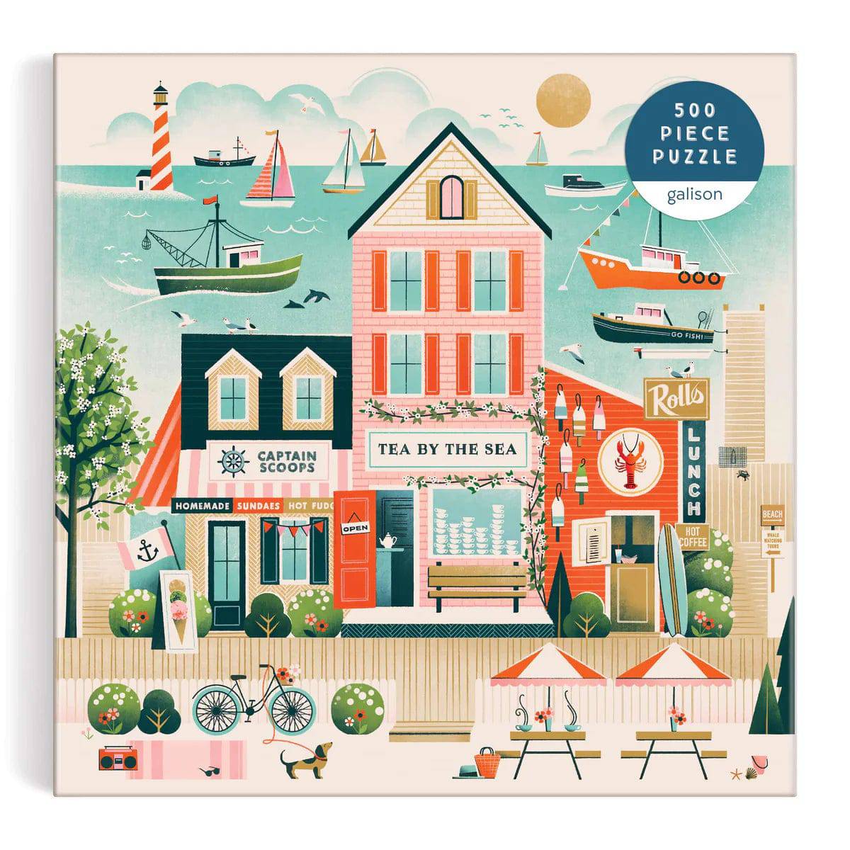 Beside the Sea Puzzle - The Preppy Bunny