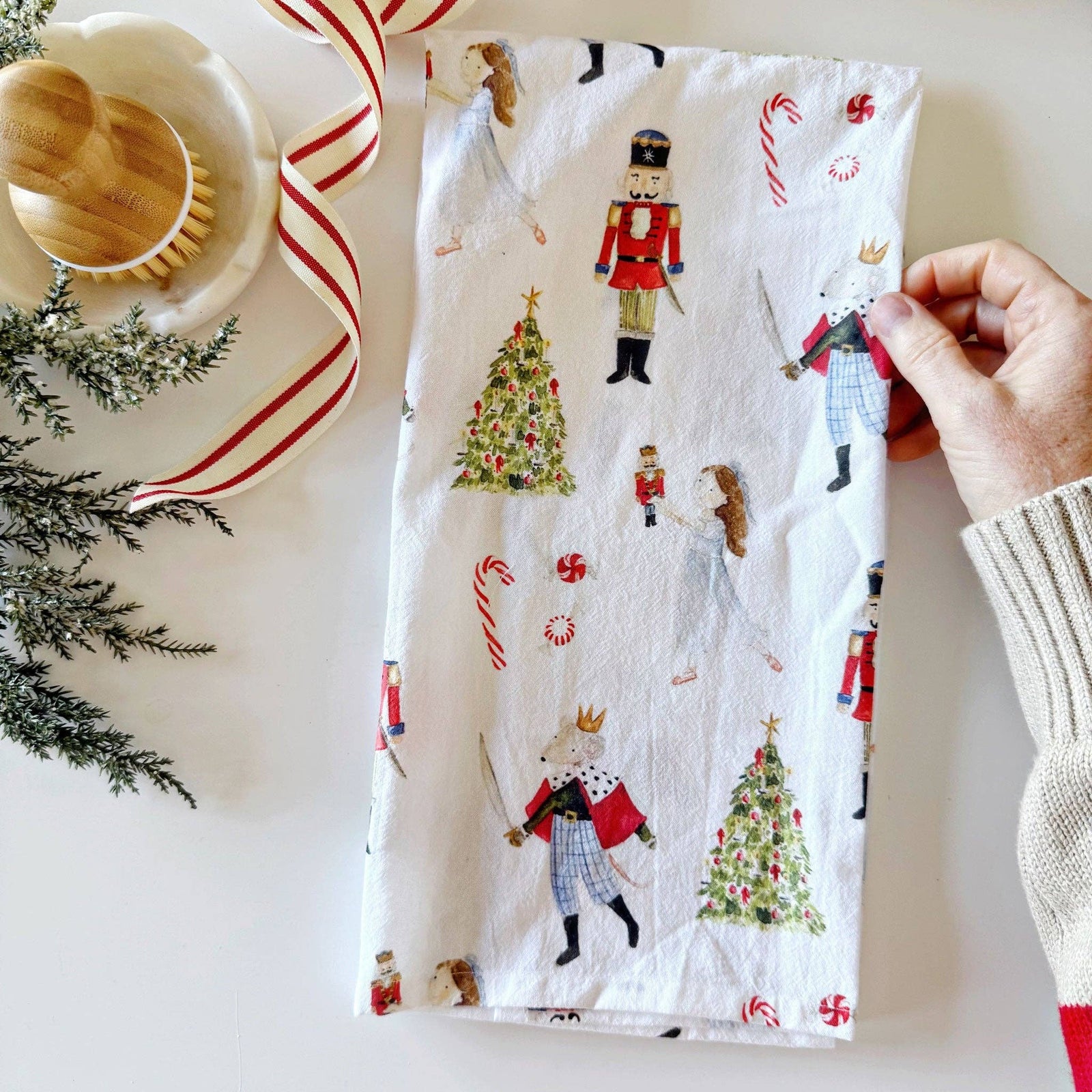 Nutcracker Tea Towel - The Preppy Bunny
