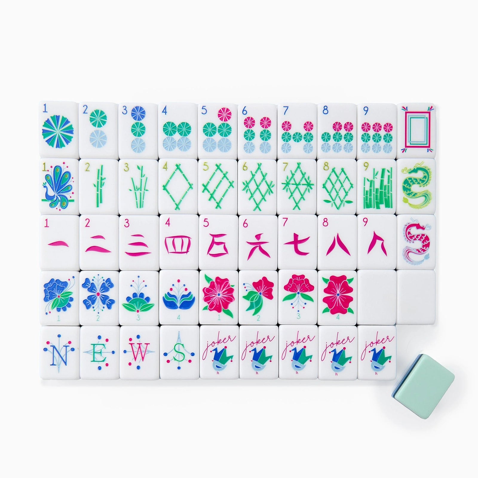 Birdie Mahjong Tiles - The Preppy Bunny