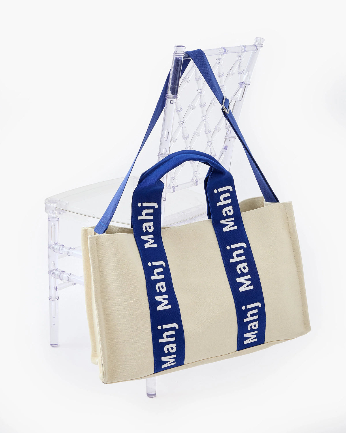 Royal Blue Mahj It All Tote