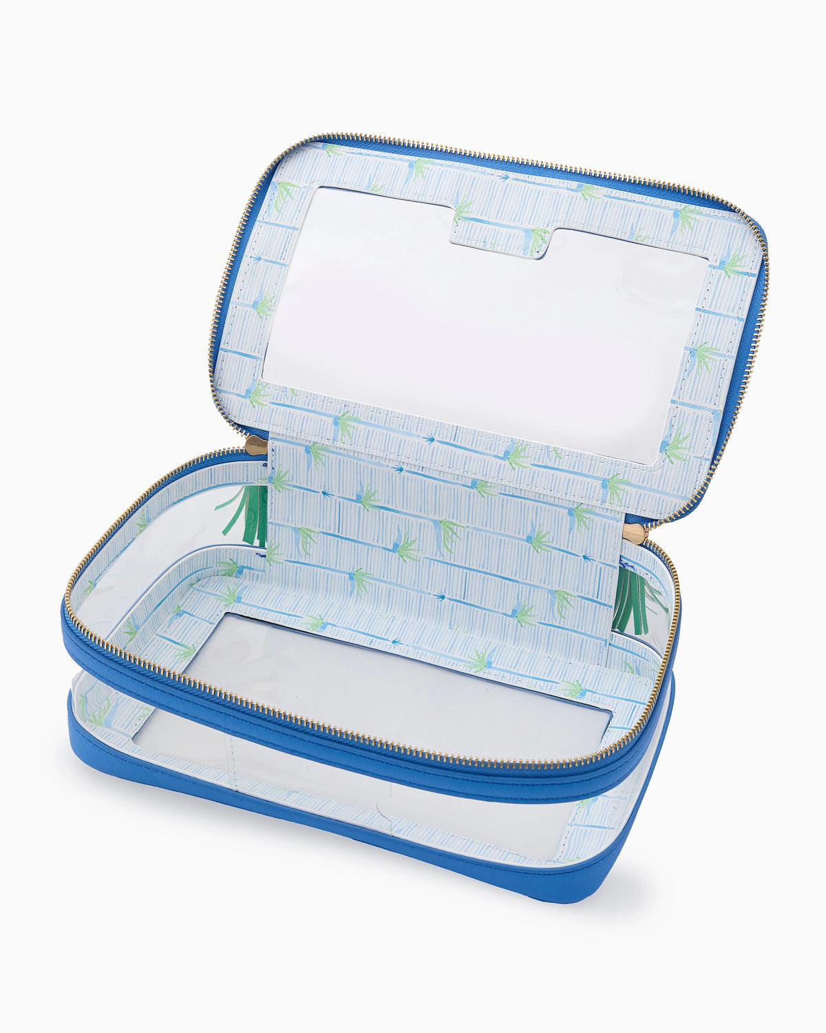 Blue Tile Storage Bag - The Preppy Bunny