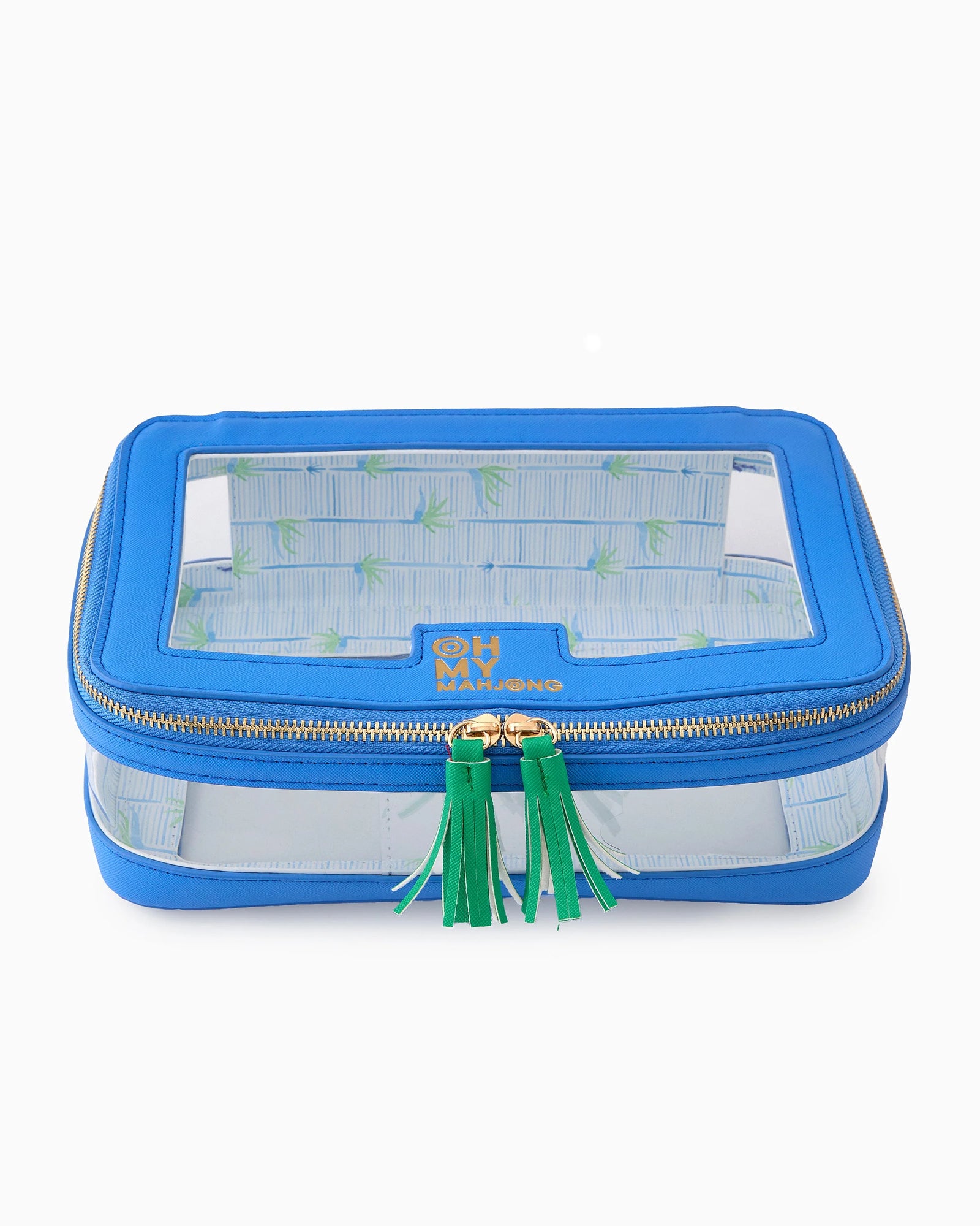 Blue Tile Storage Bag - The Preppy Bunny