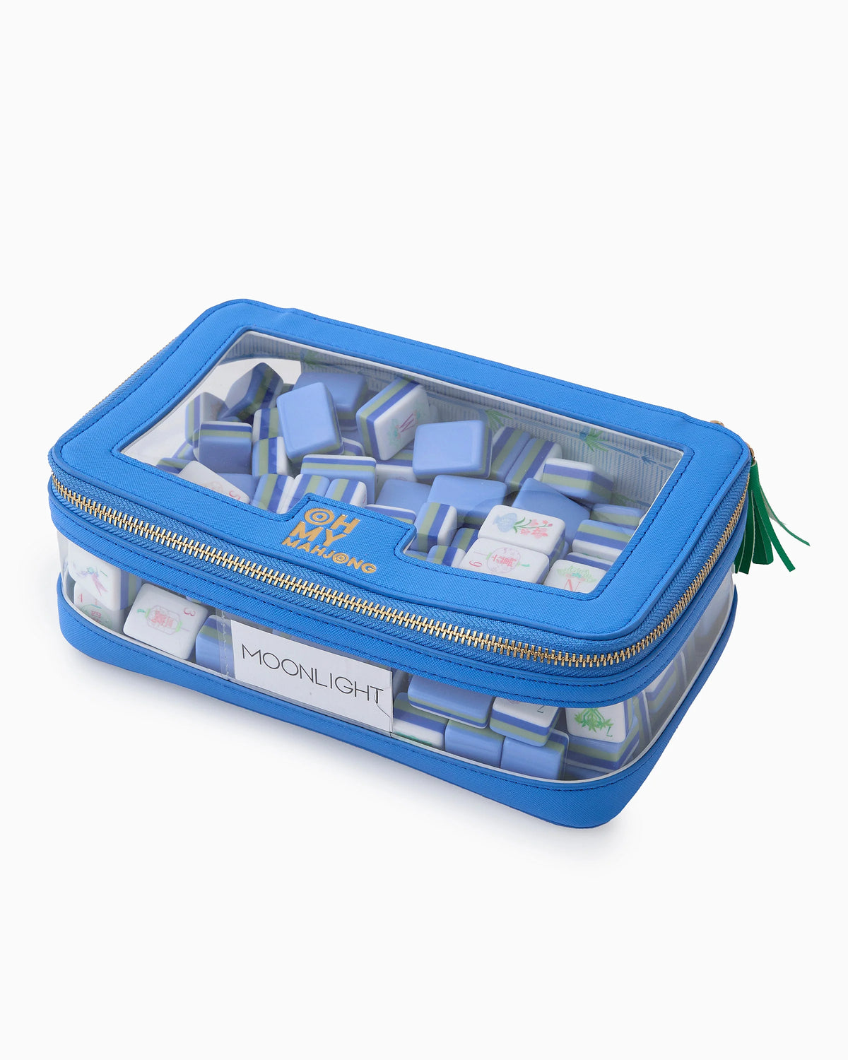 Blue Tile Storage Bag - The Preppy Bunny