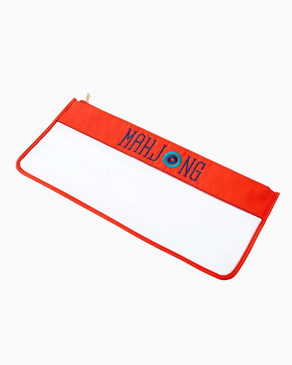 Burnt Orange Mahjong Tile Bag