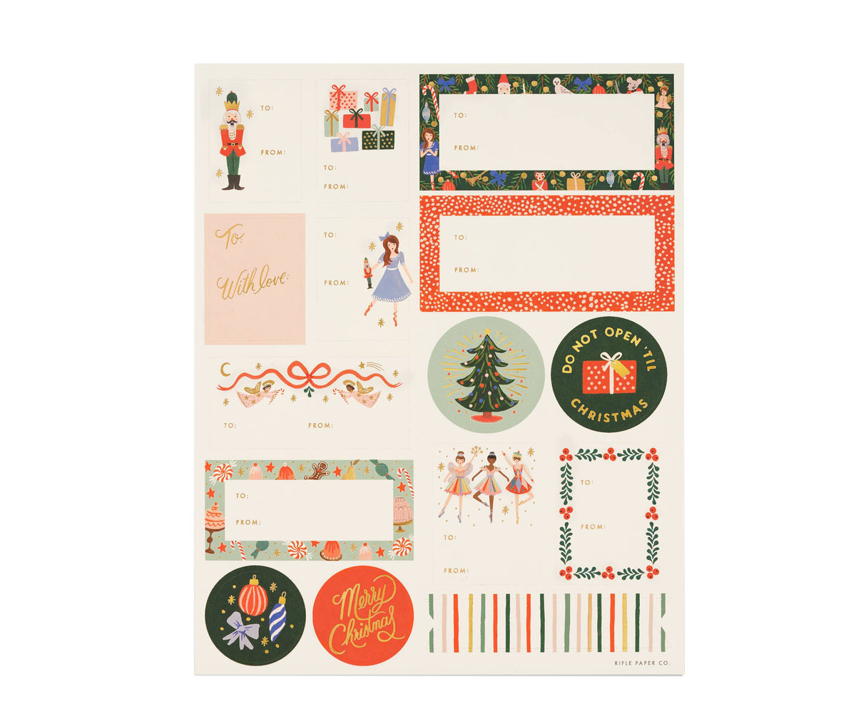 Nutcracker Stickers &amp; Labels - The Preppy Bunny