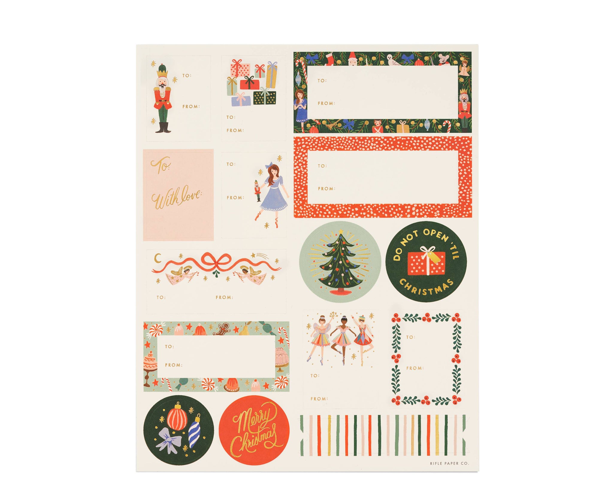 Nutcracker Stickers & Labels - The Preppy Bunny