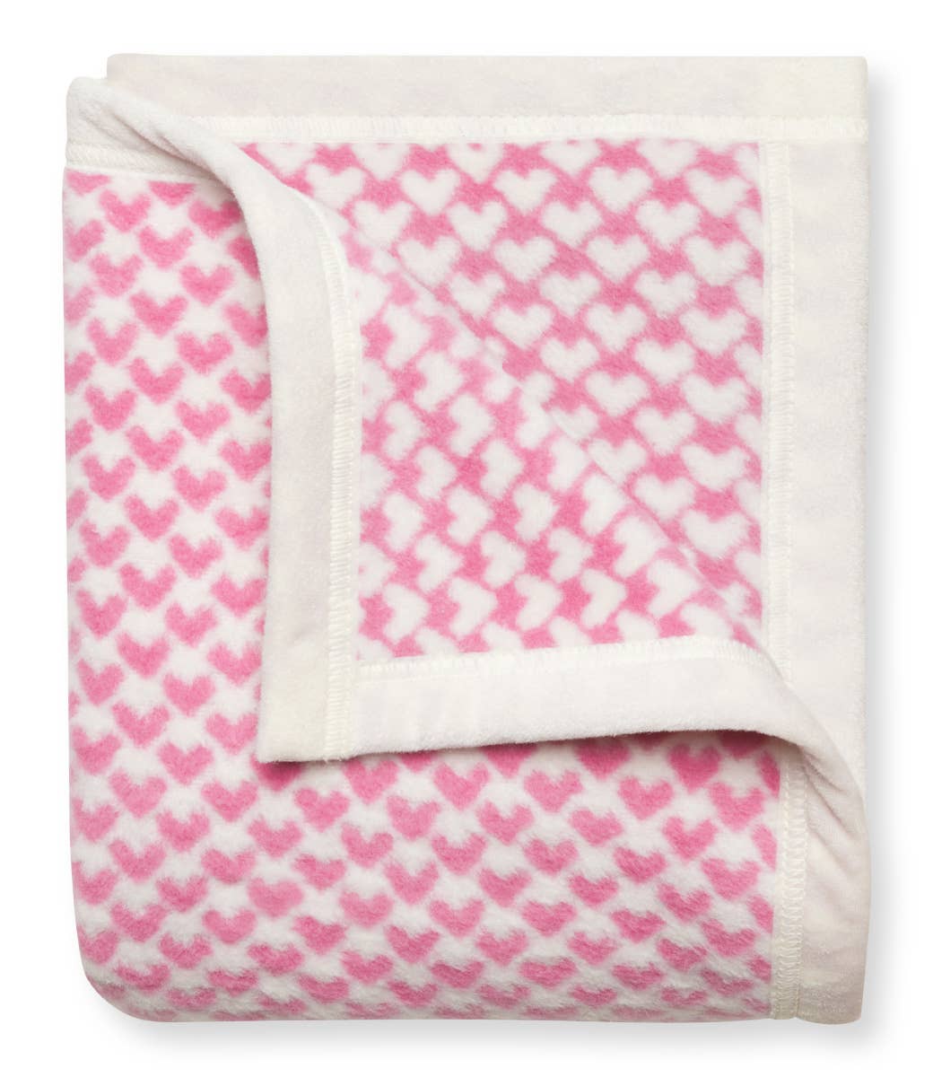 All My Heart Bubblegum Mini Blanket by ChappyWrap
