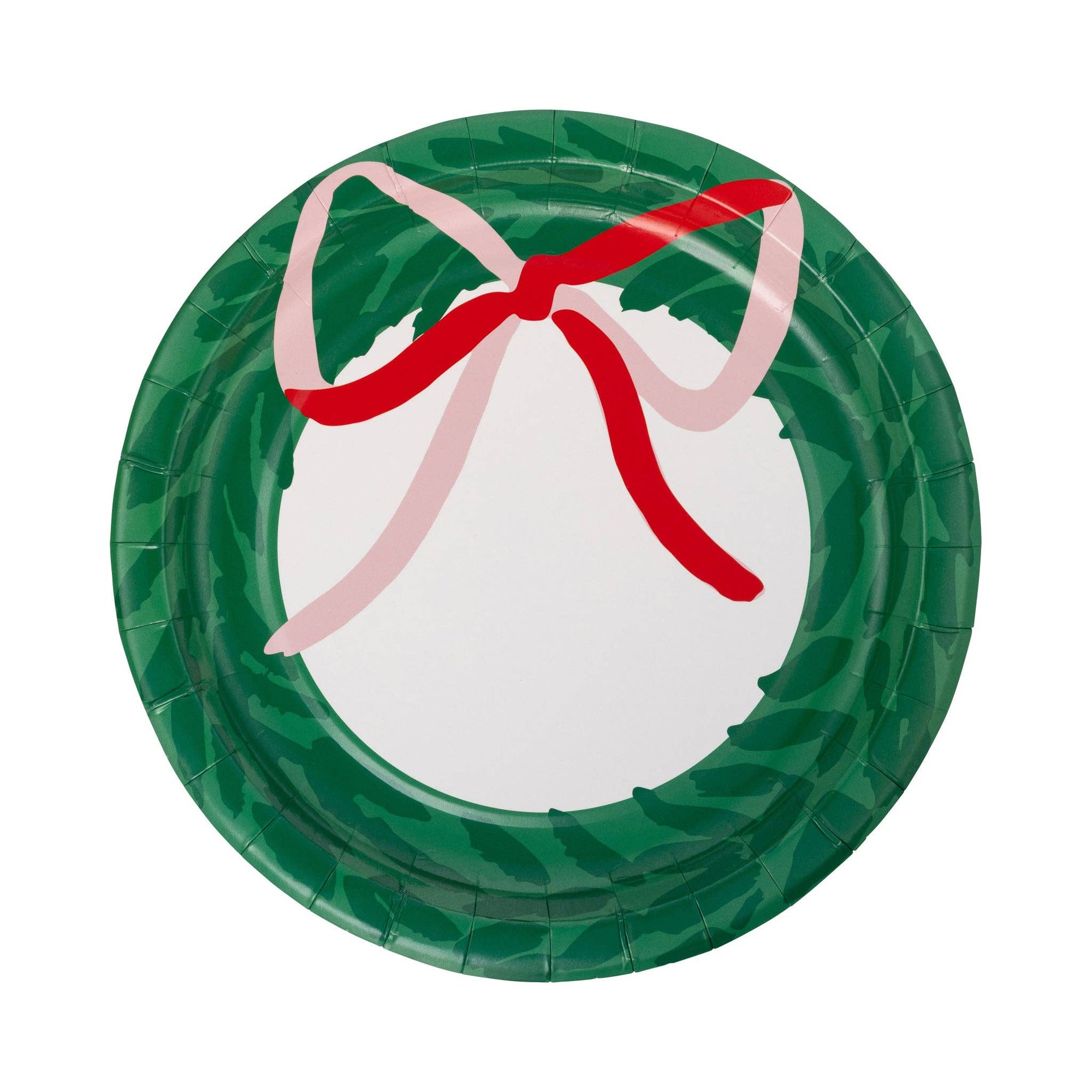 Wreath Paper Plates - The Preppy Bunny