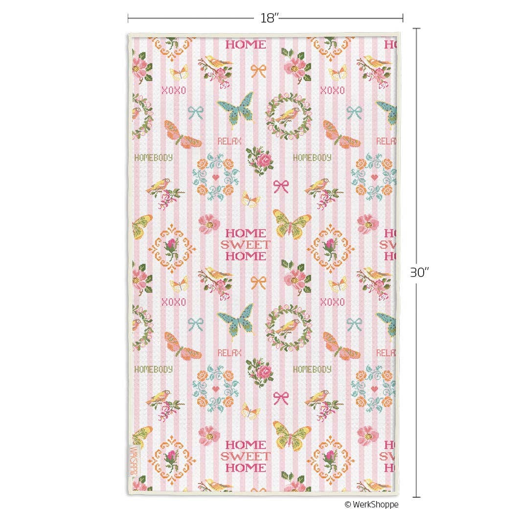 Home Sweet Home Microfiber Hand Towel