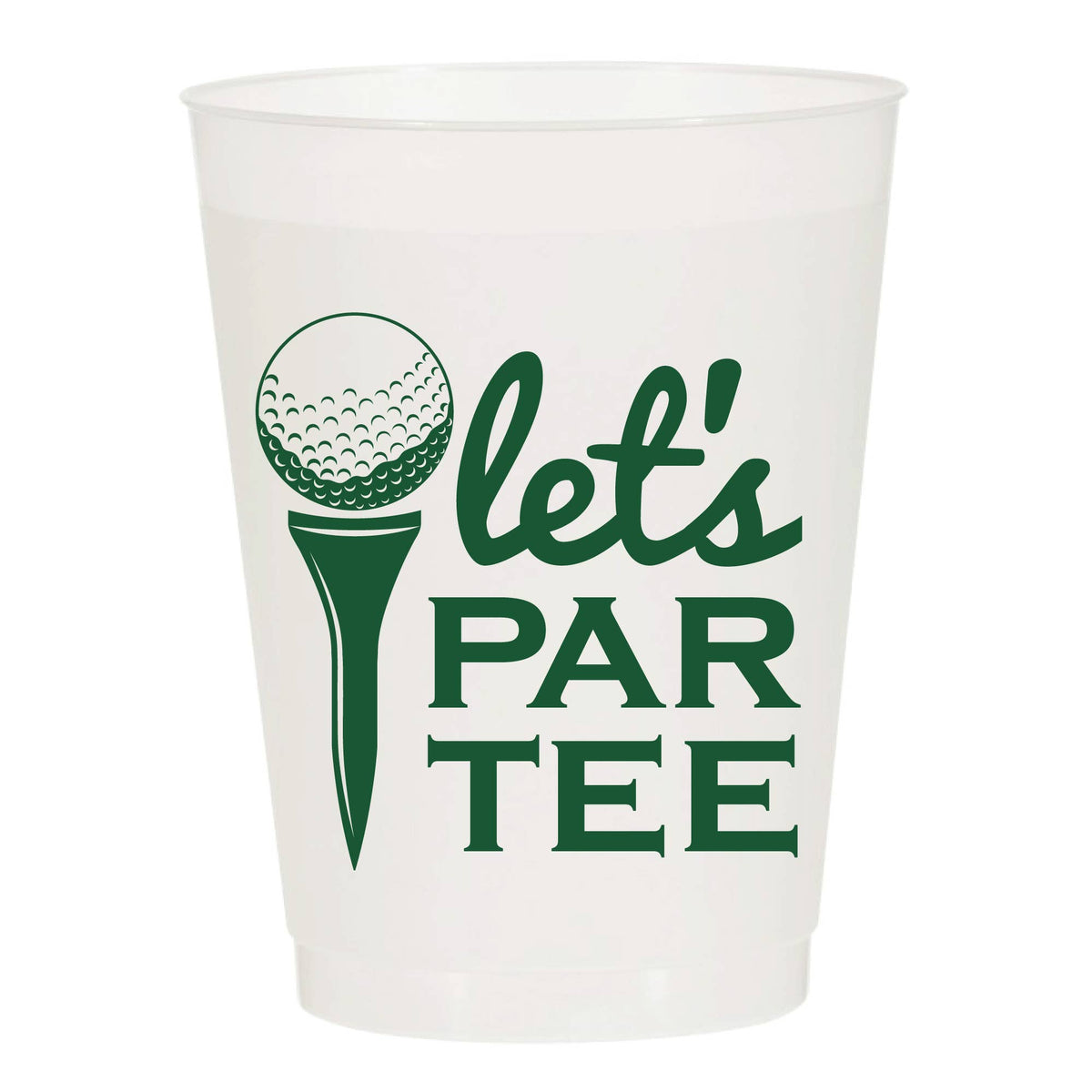 Let&#39;s ParTee Frosted Cups - The Preppy Bunny