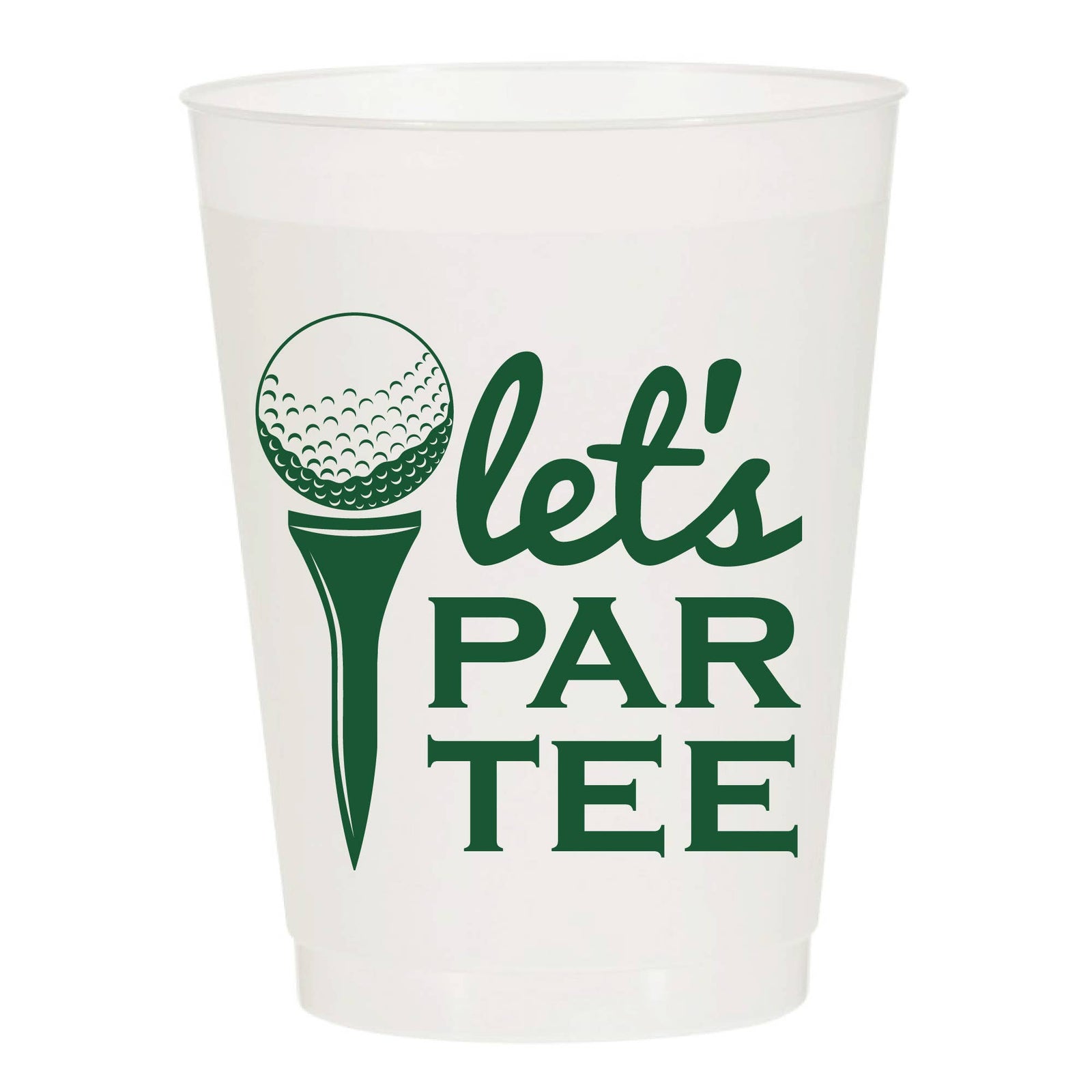 Let's ParTee Frosted Cups - The Preppy Bunny