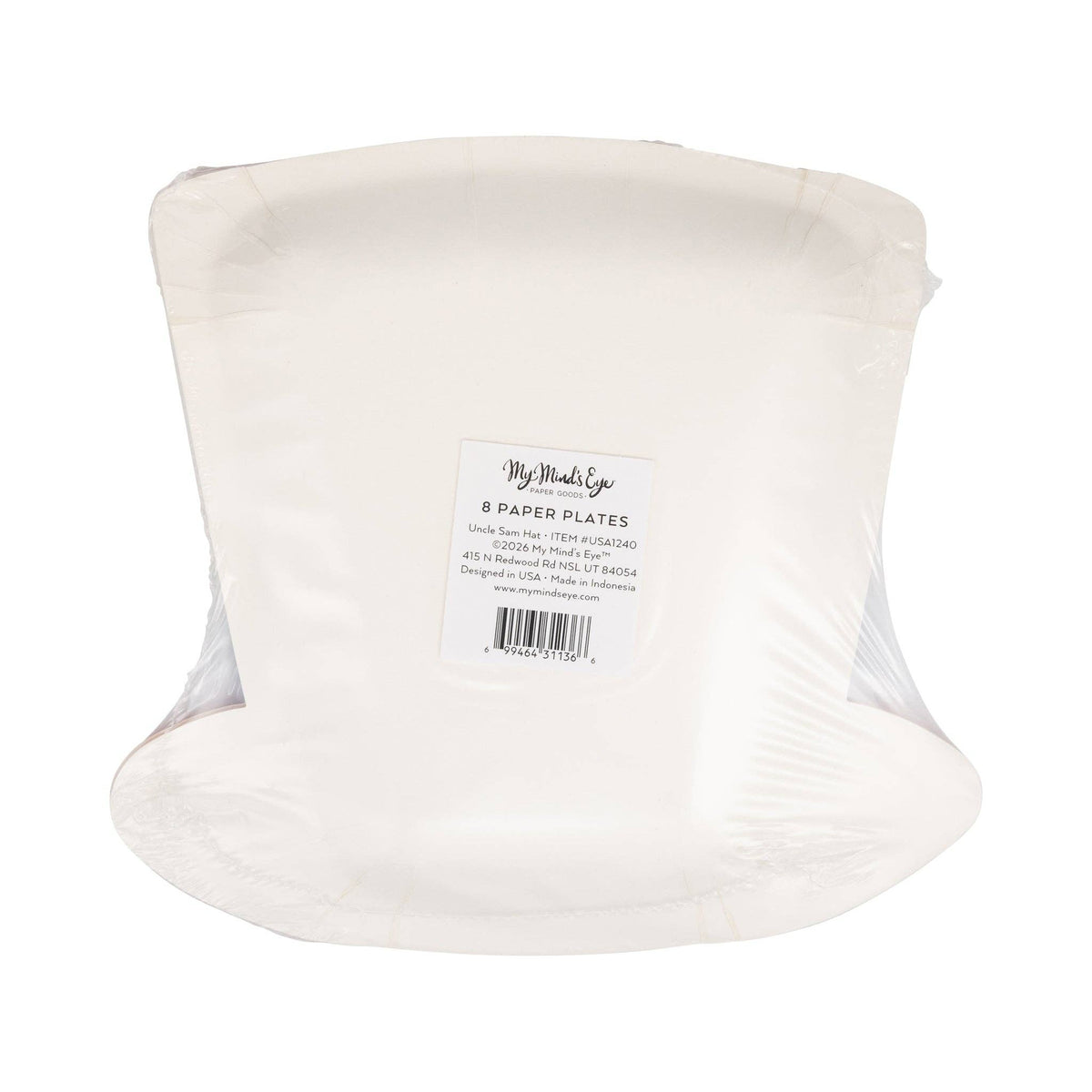 Uncle Sam Hat Paper Plates - The Preppy Bunny