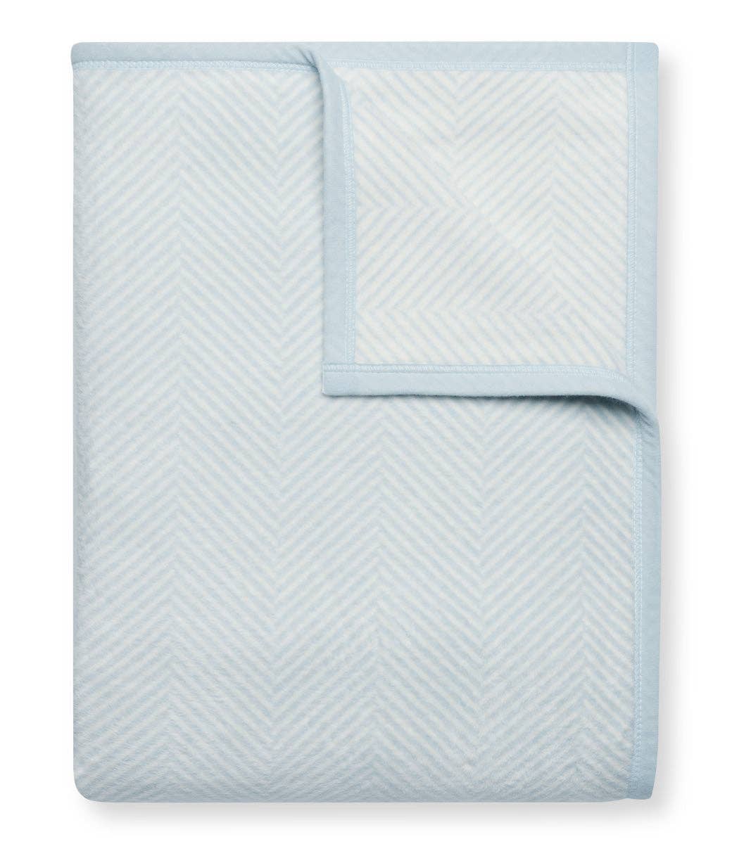 Harborview Herringbone Sky ChappyWrap Blanket - The Preppy Bunny