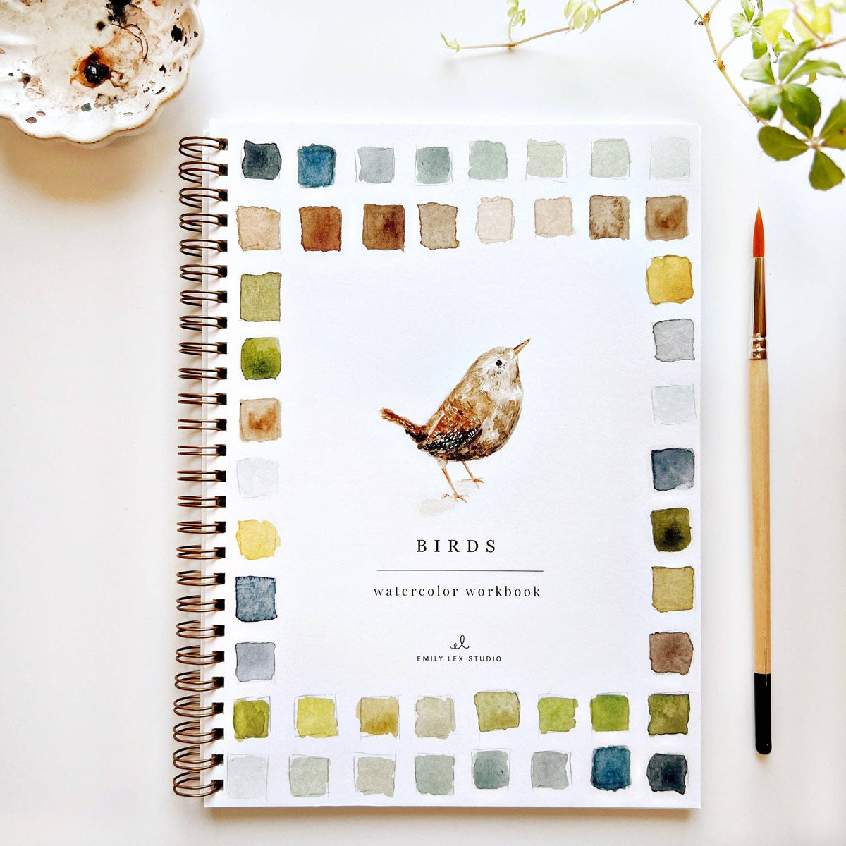 Birds Watercolor Workbook - The Preppy Bunny