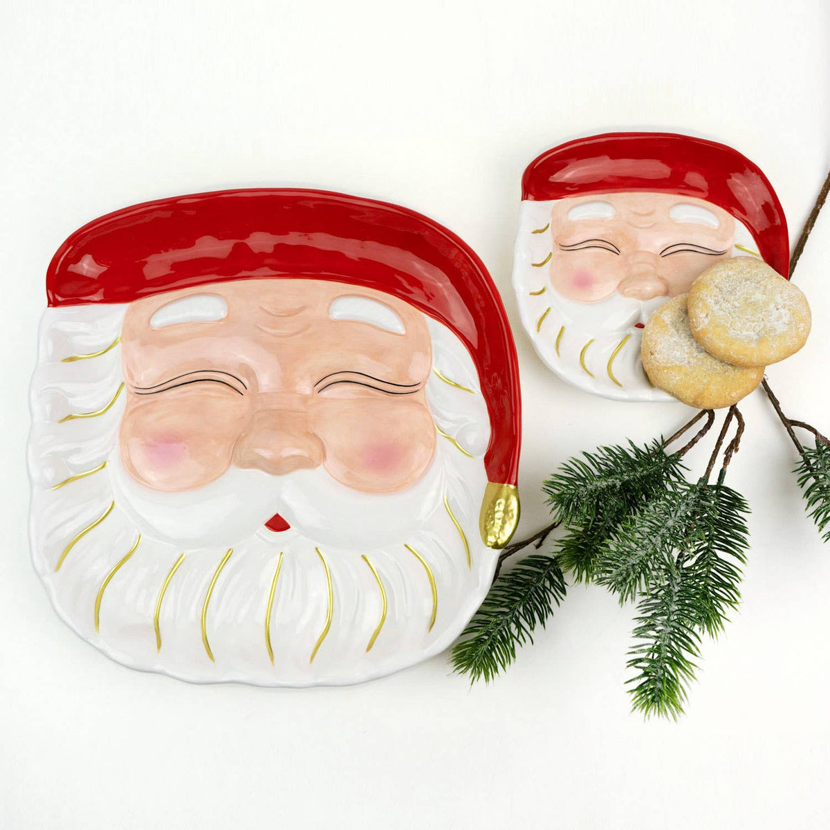 Red Hat Santa Platter