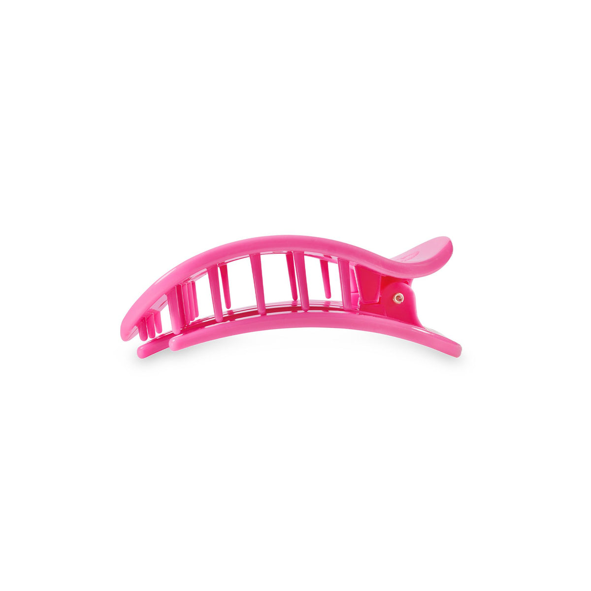 Paradise Pink Small Flat Round Hair Clip