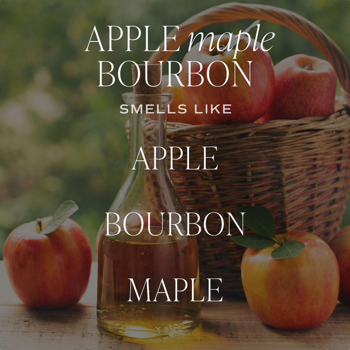Apple Maple Bourbon 15 oz Soy Candle - The Preppy Bunny