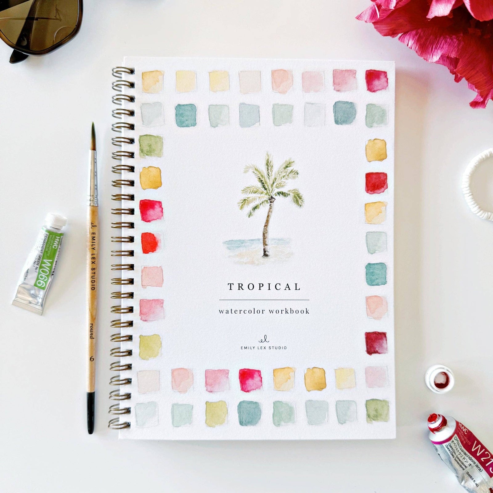 Tropical Watercolor Workbook - The Preppy Bunny