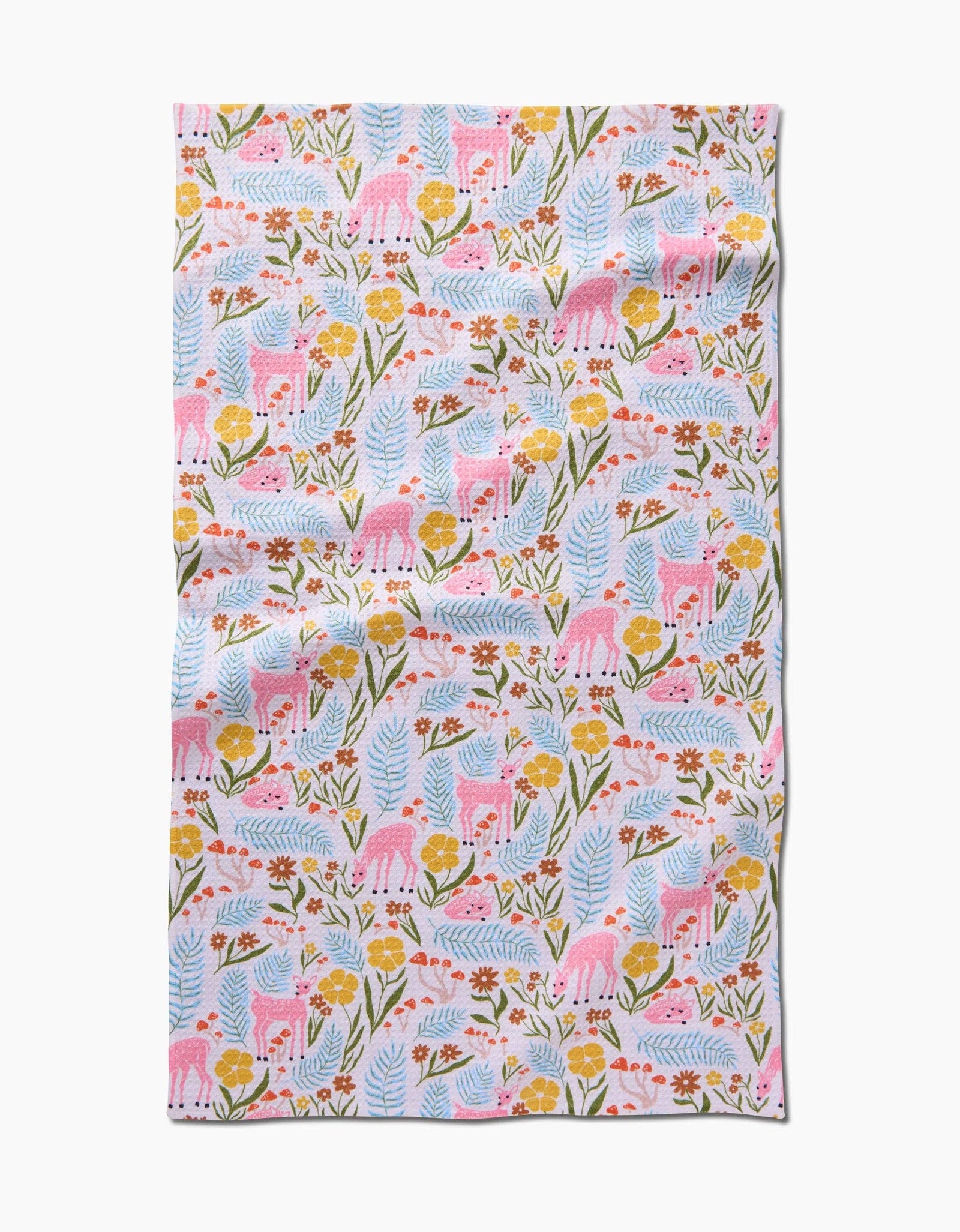 Fern and Fawn Tea Towel by Geometry - The Preppy Bunny