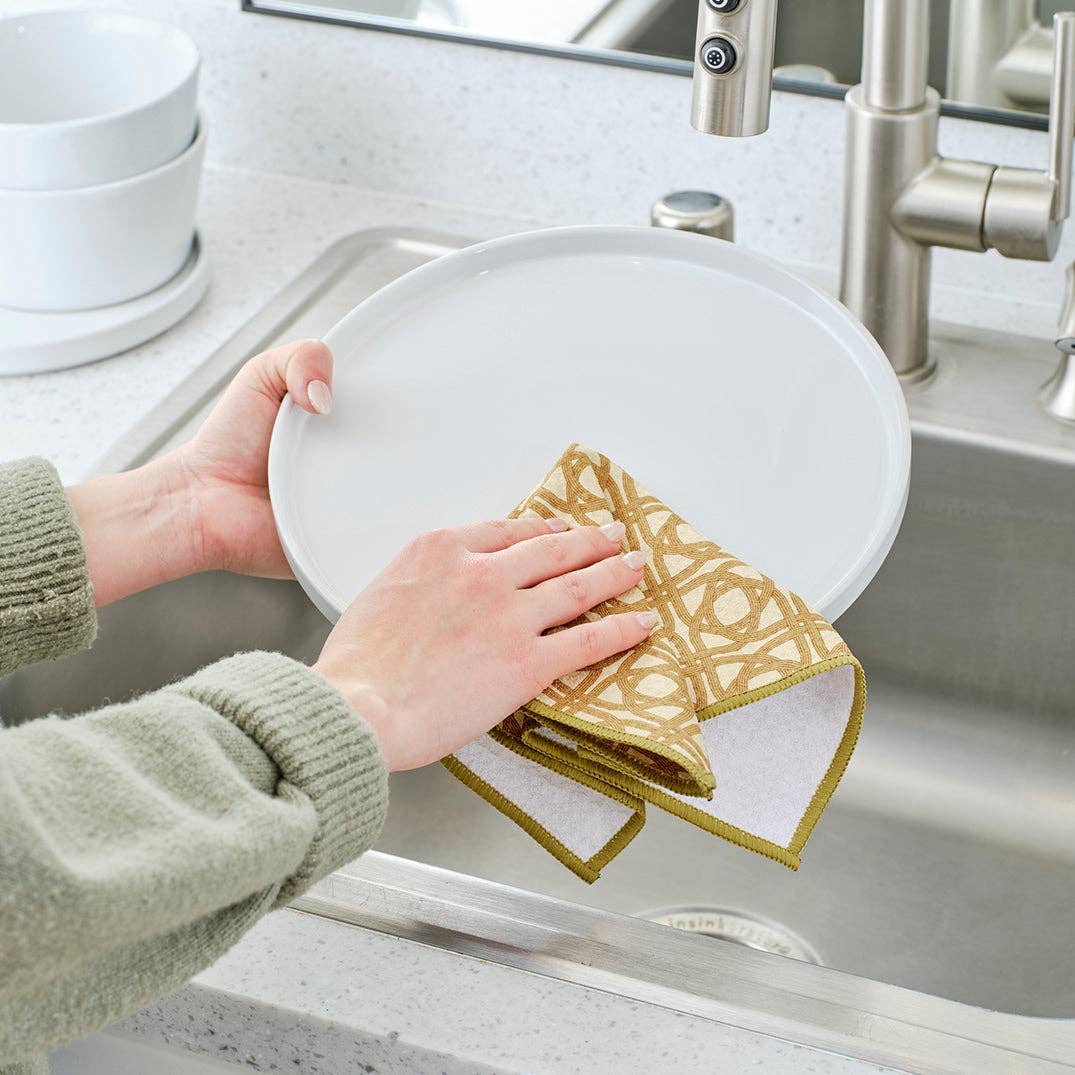 Kitchen Herbs All Purpose Towels, Ultra Absorbent, Set of 4