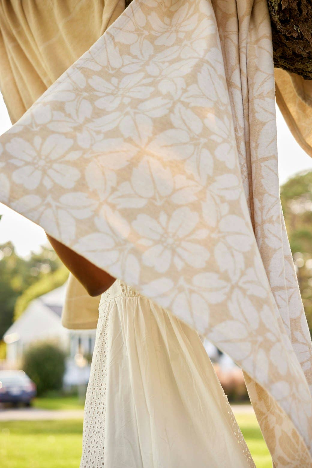 The Lightweight Floral Mosaic Blanket by ChappyWrap