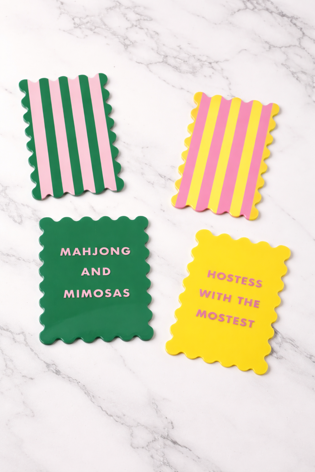 Palm Springs Mahjong Shufflers Set of 2