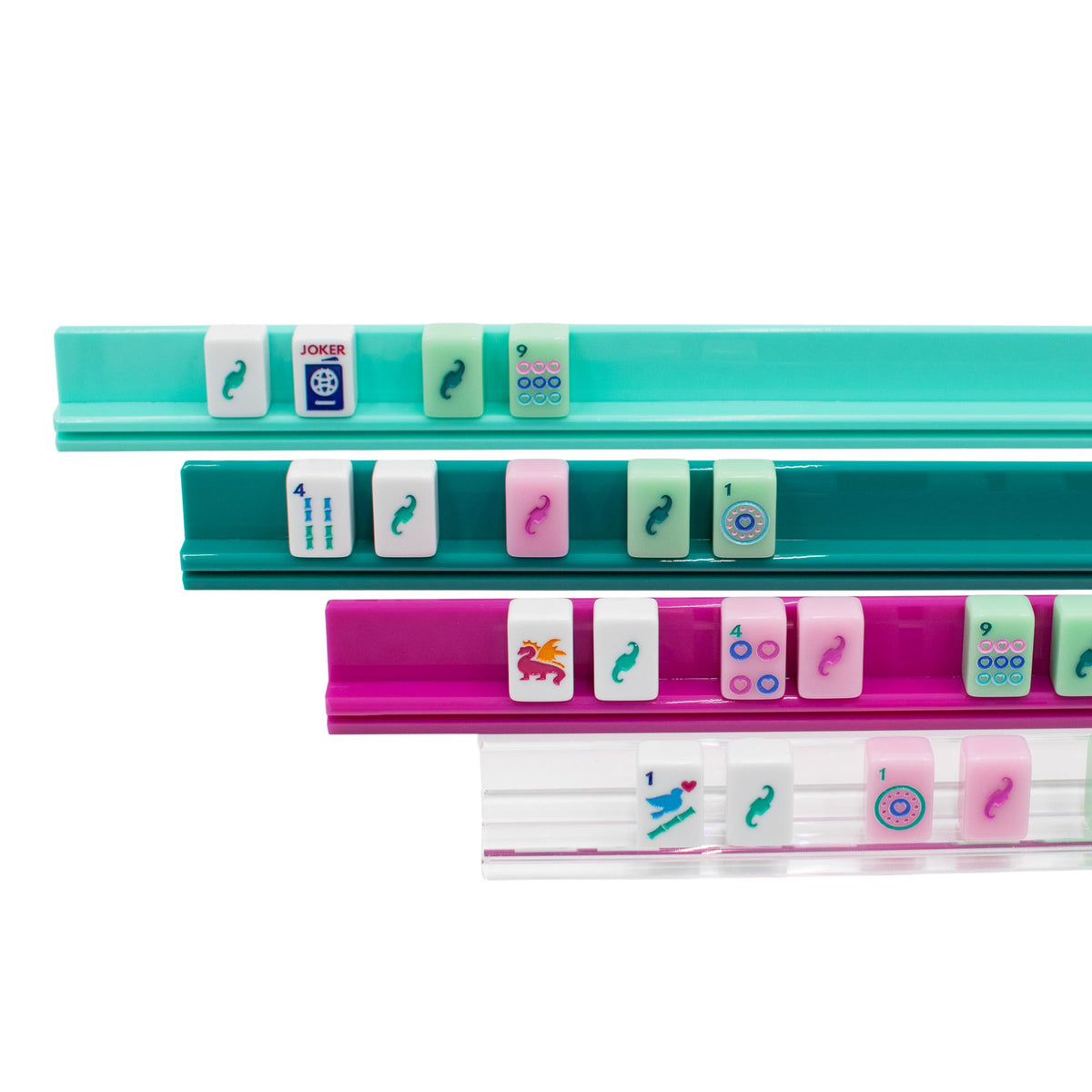 MINI Travel Mahjong Racks | Premium Acrylic | 10.31" - The Preppy Bunny