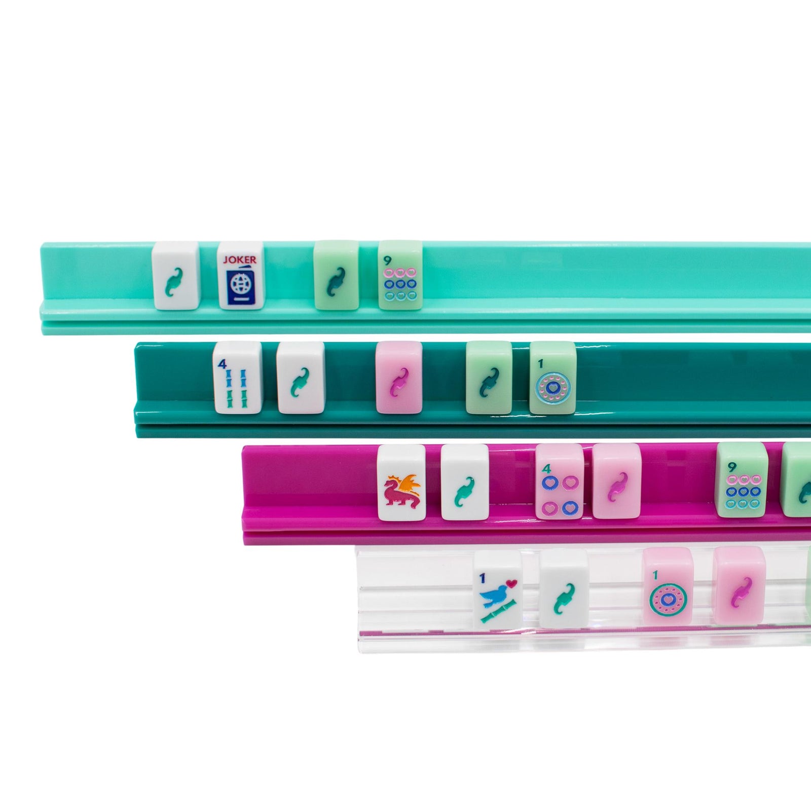 MINI Travel Mahjong Racks | Premium Acrylic | 10.31" - The Preppy Bunny