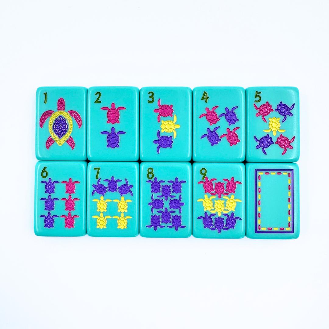 THE HAWAII SERIES | Mahjong Tile Set with Aloha Flair - The Preppy Bunny