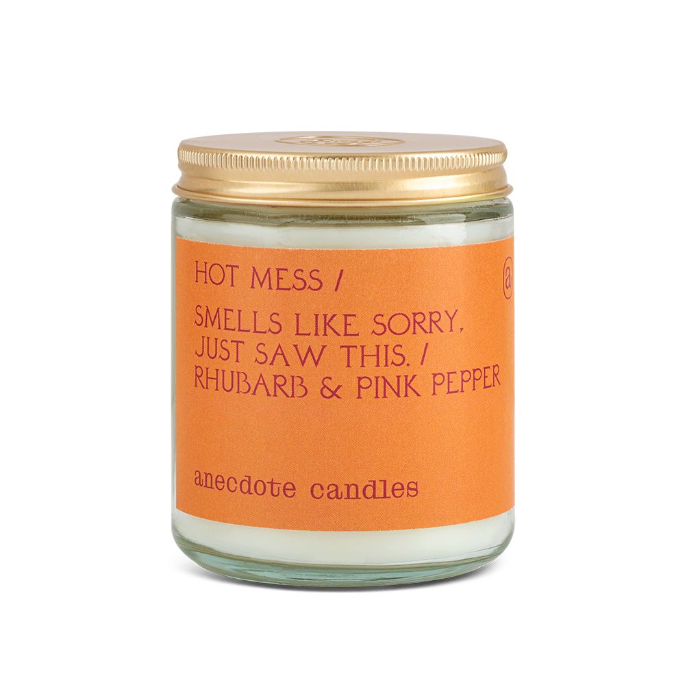 Hot Mess Candle (Rhubarb & Pink Pepper) - The Preppy Bunny