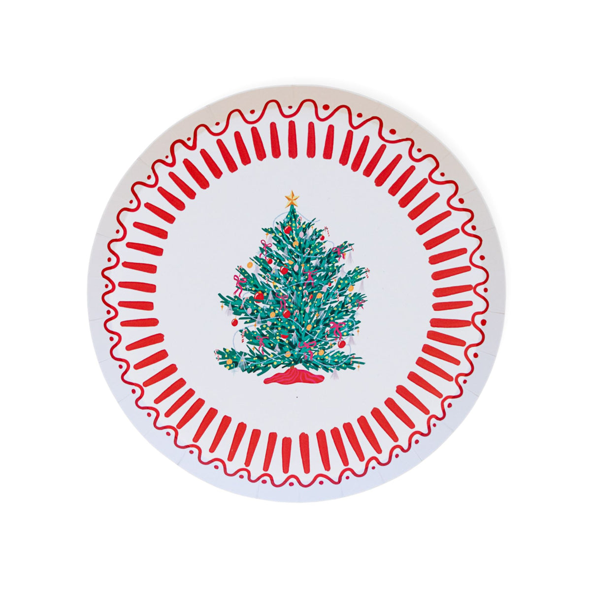 Christmas Tree Paper Plates