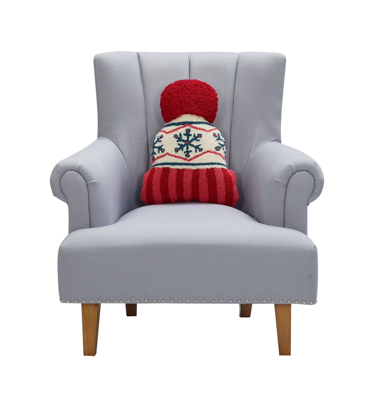 Shaped Holiday Hat Hook Pillow - The Preppy Bunny