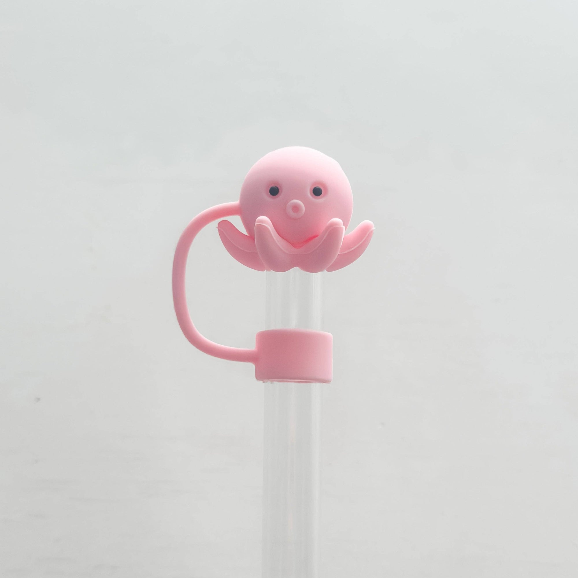 Pink Octopus Straw Cover 10MM - The Preppy Bunny